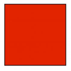 a red square with black border