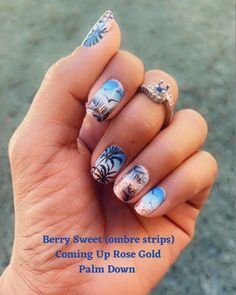 Wailua Falls Color Street Combo, Beach Nails Color Street, Color Street Beach Nails Combos, Colorstreet Combos, Rusty Nails, Mani Ideas, Country Nails