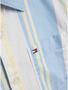 Tommy Hilfiger boys' shirt.  Material: 53% Organic Cotton, 43% Better Cotton Initiative, 4% Elastane. Tommy Hilfiger Store, Tommy Hilfiger Kids, Boys Shirt, Kids Styles, New Baby Boys, Stripe Shirt, Baby Sale, Sock Shop, Kids Sale