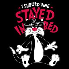 i should have stay in bed t - shirt design for cat lovers and cats fans