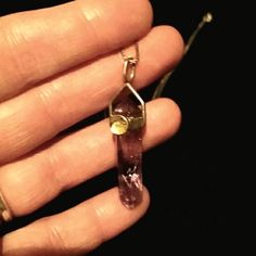 Stamped 925. Unknown Yellow Accent Stone. Possibly Citrine? New, Never Worn. Sterling Necklaces, Yellow Accents, Color Purple, Citrine, Womens Jewelry Necklace, Amethyst, Jewelry Necklaces, Necklaces, Women Jewelry