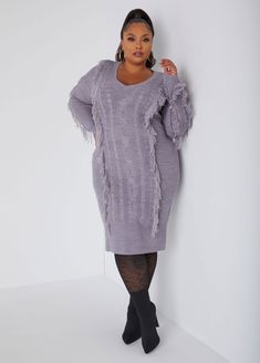 Plus Size Sweater Knee Dress Plus Size Cable Knit Midi Dress Dress For Curvy Women, Black Dress Work, Dresses For Plus Size Women, Dresses For Plus Size, Red Holiday Dress, Cable Knit Dress, Cable Knit Sweater Dress, Plus Size Sweater, Midi Dress Casual