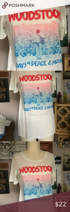 NEW Woodstock lightweight white rocker tee size XS ⭐️ Band Rocker Tee Shirt ⭐️ Band: Woodstock Size: XS Fit: relaxed Style: t-shirt Each shirt may vary in color.   ⭐️ Not your favorite band? Check out the other tees I have for sale ⭐️ Woodstock Tops Tees - Short Sleeve Rocker Tee, Style T Shirt, Woodstock, Relaxed Style, Rocker, White Blue, Tee Shirt, Tee Shirts, Tops & Tees