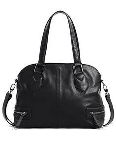 Danier : dome leather bag Wool Jackets, Leather Jackets Women, Wool Jacket, Leather Jackets, Need This