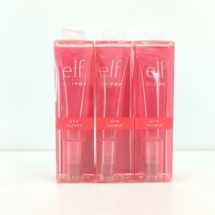 Elf Jelly Pop Dew Primer Full Size 1.01 Fl Oz Watermelon Discontinued Lot Bundle Of 3 New Condition: Nip New In Packaging (Please See Photos For More Information) Brand: Elf Size: 1.01 Fl Oz / 30 Ml Details: Elf Jelly Pop Dew Primer Full Size 1.01 Fl Oz Watermelon Discontinued Lot Bundle Of 3 New Elf Jelly Pop, Discontinued Makeup, Elf Primer, Light Summer Color Palette, Elf Cookies, Hydrating Makeup, Best Lip Gloss, Tiktok Shop, Elf Cosmetics