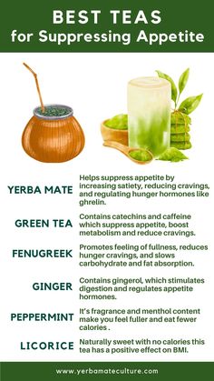 Try These 6 Natural & Effective Appetite Suppressant Teas! Appetite Suppressing Herbs, Natural Appetite Suppressants Herbs, Holistic Meals, Holistic Food, Alkaline Vegan, Fat Burning Tea, Low Cholesterol Diet