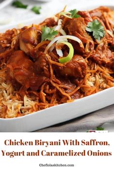 This picture shows chicken biryani dished with coriander leaves on it. African Chapati Recipe, Chapati Recipe, Chapati Recipes, Kenyan Food, Comfort Food Chicken, Chicken Biryani Recipe, Chicken Biryani