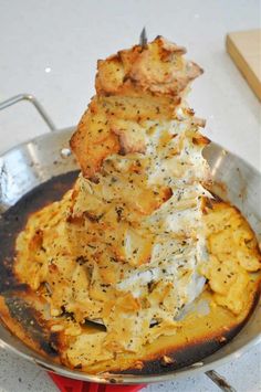 some kind of food in a pan on the table