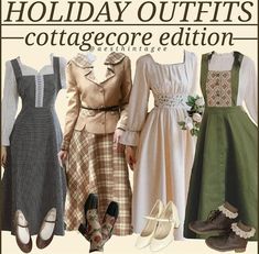 Cottage Core Outfit, Moda Grunge, Quoi Porter, Cottagecore Fashion, Cottagecore Style, Cottagecore Dress