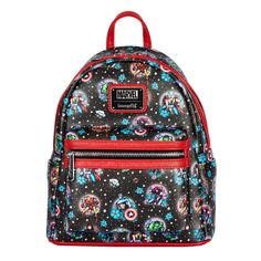 Loungefly Marvel Avengers Floral Tattoo Mini Backpack NEW Thor Iron Man hulk. Mini Mochila, Alex Ross, Jeep Wrangler Rubicon, The Avengers