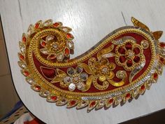 Jewellery Embroidery, 3d Jewelry, Krishna, Crown Jewelry, Crown, Embroidery, Quick Saves