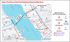 a map showing the location of two different tourist attractions in hong, and where they are located