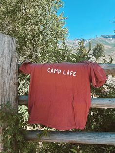 Camp Life screen printed graphic tee made on a comfort colors T-shirt choose from black or cumin red color unisex, fits a little oversized colors may differ in person Camp Life, Camping Life, Tshirt Colors, Comfort Colors, Red Color, Graphic Prints, Graphic Tee, Screen Printing, Graphic Tees