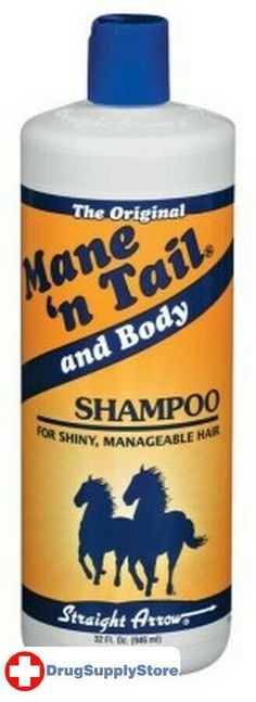 ****(THREE PACK)**** Mane N Tail Shampoo Original 32oz (47295) Natural Fly Repellant, Overprocessed Hair, Horse Shampoo, Mane And Tail Shampoo, Body Shampoo, Hair Fixing, Shampoo Hair, Hair Cleanse, Mane N Tail