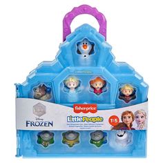 the little people frozen toys are in their packaging