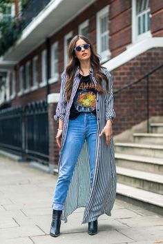 Best London Fashion Week Street Style Spring 2017 - London Fashion Week Street Style Spring 2017 Mode Edgy, London Fashion Weeks, London Fashion Week Street Style, Look Rock, Outfit Chic, Rocker Chic, Rock Chic, Spring Street Style, Fashion Streetwear