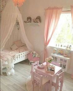 Toddler Bedroom Girl, Cute Room, Toddler Girl Room, Girl Nursery Room, Princess Room, Girly Room, Toddler Rooms