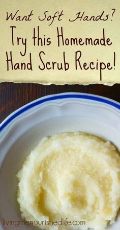 1. Gently massage a marble-sized amount of homemade hand scrub into your hands for 30-60 seconds. (Don’t forget to exfoliate between your fingers!) 2. Rinse with warm water and pat dry. The coconut oil provides enough moisture so you probably won’t need to follow up with anything else. If your hands are extra dry, you might want to apply some homemade whipped coconut oil. 3. Repeat 1-2 times per week. Homemade Hand Scrub, Hand Scrub Recipe, Hand Scrub Diy, Hand Scrub Homemade, Homemade Skincare, Homemade Scrub, Spa Night, Hand Scrub, Diy Scrub