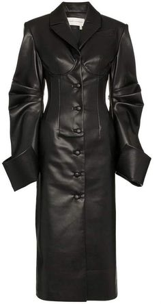 Fall 23, Fashion Content, Raincoats For Women, Dresses Ideas, Coat Outfits, Leather Dress, Trench Coats, Leather Coat