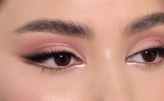 Girlish Makeup For Wedding, Makeup Simple Eyeshadow, Light Makeup Eyeshadow, Using Blush As Eyeshadow, Classy Eye Makeup Looks, Simple Makeup For Pink Dress, Easy Pink Eye Makeup Simple, Simple Pink Eye Look, Pink Makeup Looks Brown Eyes