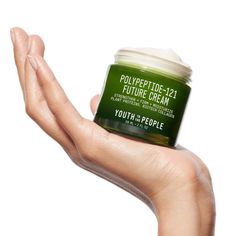 What it is: A silky moisturizer with bio-peptides, plant proteins, and ceramides formulated to hydrate, visibly firm, and support skin's barrier function day after day.Skin Type: Normal, Dry, Combination, and Oily Skincare Concerns: Fine Lines and Wrinkles, Dryness, and Loss of Firmness and Elasticity Formulation: Lightweight Gel Highlighted Ingredients:- Polypeptide-121: Vegan collagen peptide designed to visibly firm and improve skin elasticity. - Plant Proteins (Pea, Flax, Chia): Rich in amin Youth To The People, Salvia Hispanica, Aloe Barbadensis, Rice Protein, Hydrating Moisturizer, Vegetable Protein, Hemp Seed, Pea Protein, Oily Skin Care