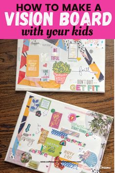 Vision Board Making for Kids Kindergarten Vision Board, Child Vision Board, Dream Activities For Kids, Homeschool Vision Board, 2025 Vision Board Family, Kid Vision Board Ideas, Kids Vision Board Ideas, Kid Vision Board