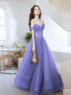 Purple Fitted Tulle Ball Gown, Fitted Tulle Ball Gown With Sweetheart Neckline, Purple Gown With Sweetheart Neckline For Banquet, Evening Tulle Dress With Heart-shaped Neckline, Sweetheart Neckline Tulle Gown For Banquet, Fitted Dress With Heart-shaped Neckline For Debutante Ball, Heart-shaped Neckline Dress For Debutante Ball, Purple Sweetheart Neckline Dress For Prom Season, Fitted Purple Ball Gown With Sweetheart Neckline