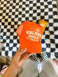 Girl Power Moto Trucker Hat for Track Race Day Trucker Hat for Moto Desert Foam Trucker Hat for Summer Trucker Hat for Women Trendy Hat If you would like adjustments or customization to color of hat please message the shop ♡ P R O D U C T I O N - T I M E ♡ 3-5 Business Days  ♡  C A R E - I N S T R U C T I O N S ♡ Hand was with soap and cold water Air Dry For this product we do not accept returns or exchanges. If you have an issue with your order please send a message to the shop ASAP after order is placed. See shop policies for more info. ♡ SHOP OTHER HATS ♡ https://www.etsy.com/listing/1546297645/cowgirl-trucker-hat-country-theme-hat? https://www.etsy.com/listing/1537921519/women-trucker-hat-barbie-inspired? ♡ CONNECT ♡ For behind the scenes, sneak peeks, and discount codes follow our soc Cheap Trendy Trucker Hat With Short Brim, Cheap Casual Trucker Hat With Short Brim, Cheap Sporty Trucker Hat For Outdoor Activities, Cheap Sporty Trucker Hat With Visor, Cheap Trucker Hat With Visor, Casual Cheap Trucker Hat With Visor, Affordable Cotton Trucker Hat For Women, Cheap Trucker Hat With Visor For Outdoor Activities, Cheap Casual Trucker Hat With Visor