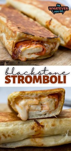 black stone stromboli is an easy and delicious appetizer that's ready in under 30 minutes