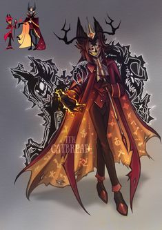 the character is dressed up as an evil queen