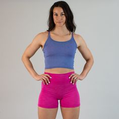 Light Blue Switch Up Crop Tank Blue 4-way Stretch Sweat-resistant Activewear, Blue Sweat Resistant 4-way Stretch Activewear, Blue Sweat-resistant 4-way Stretch Activewear, Supportive Pink Activewear For Yoga, Supportive Pink Activewear For Gym, Fitted Cotton Activewear For Workout, Functional Blue Tank Top For Workout, Blue 4-way Stretch Tank Top For Yoga, Supportive Sweat-resistant Pink Activewear