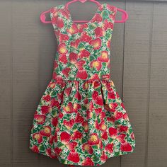 Vintage Oshkosh Strawberry Dress, Kids' Dresses, Vintage Dresses, Casual Dresses, Colorful Dresses, Red, Dresses, Color