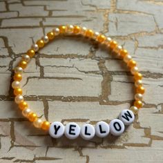 Coldplay yellow bracelet! £2.50 & free shipping 💫 Coldplay Yellow, Concert Bracelets, Coldplay Concert, Yellow Bracelet, Bracelets Ideas, Coldplay