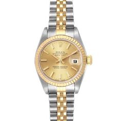 Photo of Rolex Datejust 26 Steel Yellow Gold Ladies Watch 79173 Box Rolex Watches Women, Rolex Women, Watches Rolex, Rolex Date, Rolex Watches For Men, Gold Rolex, New Rolex, Date Calendar, Rolex Models