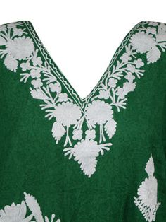 Women Short Kaftan Dress, Forest Green Cotton Embroidered, Oversized Tunic, Beach Wear L-2X, Take a fashion trip to the forest with this Women Short Kaftan Dress! Woven from soft cotton and embroidered with a lush forest green hue, this oversized tunic is perfect for beach days. This kaftan is crafted from breathable cotton, ensuring comfort for extended wear. The use of cotton makes it an ideal choice for leisure wear, especially in warmer climates or layer it in the winters. The Forest Green c Short Kaftan Dress, Short Kaftan, Lush Forest, Oversized Tunic, Women Midi, Kaftan Dress, Beach Wears, Beach Days, Beach Wear