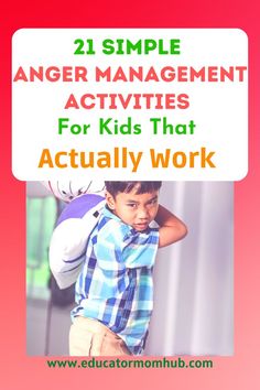 Parenting tips for helping your child manage their anger with 21 preschool activities Self Regulation Strategies, Healthy Coping Skills