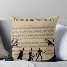 the tale of the three brothers throw pillow