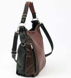 LEATHER SHOULDER BAG is made of 100% high quality leather. Very practical for carrying on the shoulder, and cross body. The purse closes with a zipper. Two vertical pockets with zip at the front. Inside there is one zippered pocket and one on the phone. Additional zip pocket at the back of the bag. To be worn on the shoulder or in the hand. Has a long adjustable strap. Accommodates A4 format (US Lettel format). Interior finished with lining. ALL HANDBAGS in our Etsy shop are AVAILABLE and will b Leather Shoulder Bag Backpack For Daily Use, Leather Backpack Shoulder Bag For Daily Use, Daily Leather Hobo Shoulder Bag, Daily Leather Hobo Bag With Leather Lining, Leather Shoulder Bag Backpack With Removable Pouch, Brown Leather Satchel Backpack, Brown Leather Hobo Bag For Daily Use, Brown Leather Backed Shoulder Bag For Daily Use, Brown Leather Hobo Bag For Everyday Use