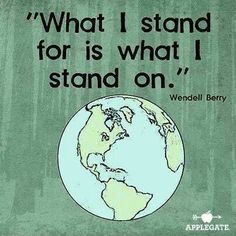 an image of a poster with the quote what i stand for is what i stand on