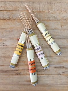 Bundles of copal incense sticks, wrapped in metallic and colored papers. Copal Incense, Price Signs, Yucca Valley, 5 Hours, Incense, Relaxation, Meditation, Pure Products, White