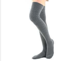 Spice Up Your Fall Wardrobe With These Subtly Sexy Thigh High Socks. Cozy, Soft, And Warm With Boots Or Flats. Or Curl Up At Home In A Boyfriend Shirt And Your Toasty Thigh Highs And Search Posh For More Bargains! Trendy Thigh High Winter Stockings, Trendy Thigh High Stockings For Winter, Cozy Thigh High Socks For Stocking Stuffer, Casual Thigh High Winter Stockings, Casual Thigh-high Winter Stockings, Winter Fitted Thigh High Hosiery, Fitted Thigh High Winter Hosiery, Fitted Thigh-high Winter Hosiery, Fitted Thigh High Hosiery For Winter