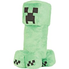 a green minecraft creeper stuffed animal