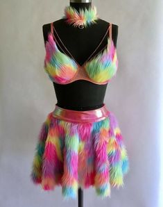 Rave Costume, Rave Fits, Festival Outfits Rave, Rave Costumes, Outfits Rave, Rainbow Outfit, Rave Fashion, Unicorn Rainbow, Imagine Dragons