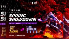 an advertisement for the spring showdown event