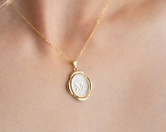 Initial Pendant Necklace, White Enamel Initial Necklace, Oval Letter Necklace, Pearl Letter Necklace, Christmas Gift, Enamel Letter Necklace * Material: High Quality 925K Sterling Silver And 14K Gold * Finish: Gold Plated, Rose Gold Plated, Silver and 14K Gold Chain measures; 14 '' - 15 '' - 16 '' - 17 '' - 18 '' - 19 '' - 20 '' - 21 '' - 22 '' ' (Let me know your other length preferences) My chains are non-standard solid and durable chains. My products are completely handmade. I design personal White Oval Cabochon Jewelry For Gift, Personalized White Oval Pendant Jewelry, Oval Cabochon Locket Necklace For Gift, Oval Cabochon Engraved Necklace For Gifts, White Locket Necklace For Personalized Gift, White Oval Engraved Necklaces, Pearl Letters, Custom Initial Necklace, Initial Pendant Necklace