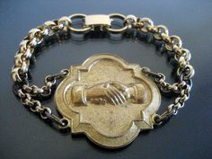 shake on it  antique buckle link cuff by BabilandBijouAnnex, $44.00 Buckle, Cuff