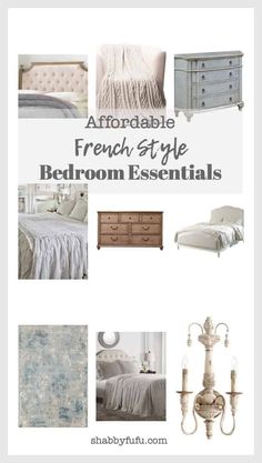 the french style bedroom essentials