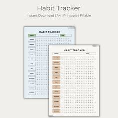 habit tracker printable 30 day