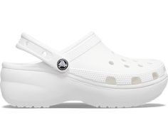 Women's Classic Platform Clog - Crocs Crocs Bae, Bae Clog, Platform Crocs, White Crocs, Classic Icon, Saltwater Sandals, High Heel Slippers, Crocs Classic Clogs, Platform Clogs