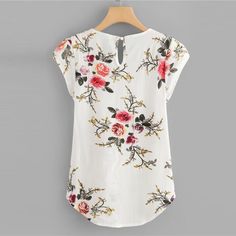 Gender: Women Style: Office Lady Sleeve Style: REGULAR Model Number: blouse180606003 Material: Polyester Pattern Type: Print Sleeve Length(cm): Short Collar: O-Neck Clothing Length: REGULAR Fabric Type: Broadcloth Decoration: Asymmetrical, Pleated Color: Beige UID: 180621236 Decoration: Asymmetrical, Pleated Season: Summer Shirt Type: Top Fabric: Fabric has no stretch Material: Polyester Sleeve Type: Petal Sleeve Fit Type: Regular Fit Pattern Type: Floral Chic Floral Print Top With Split Neck, Feminine Floral Print Top With Split Neck, V-neck Printed Tops For Brunch, Printed V-neck Top For Brunch, Feminine Summer Tops With Split Neck, White Split Neck Top For Summer, Summer Split Neck Blouse With Floral Print, Summer Floral Print Split Neck Blouse, Summer Floral Print Blouse With Split Neck